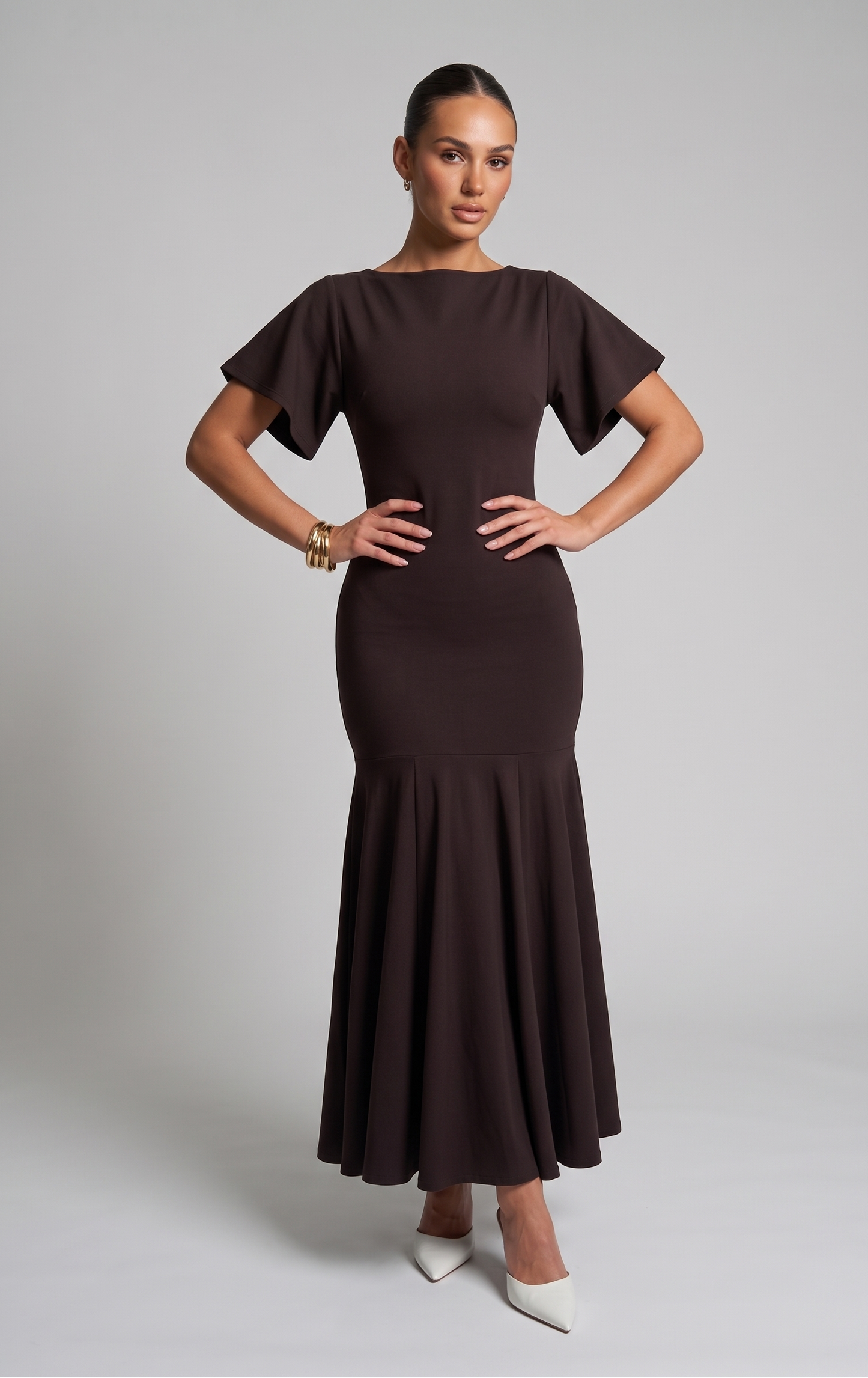 "Noir" Maxikleid