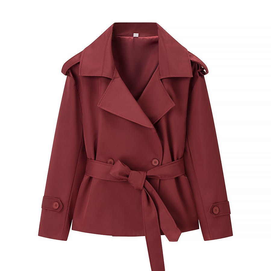 "Camille" Short Trench Jacket