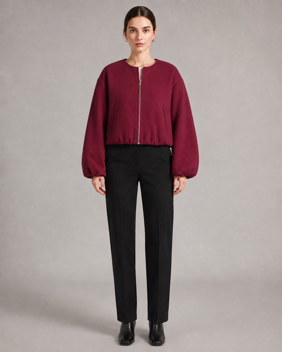"Malia" Soft Bomber Jacket