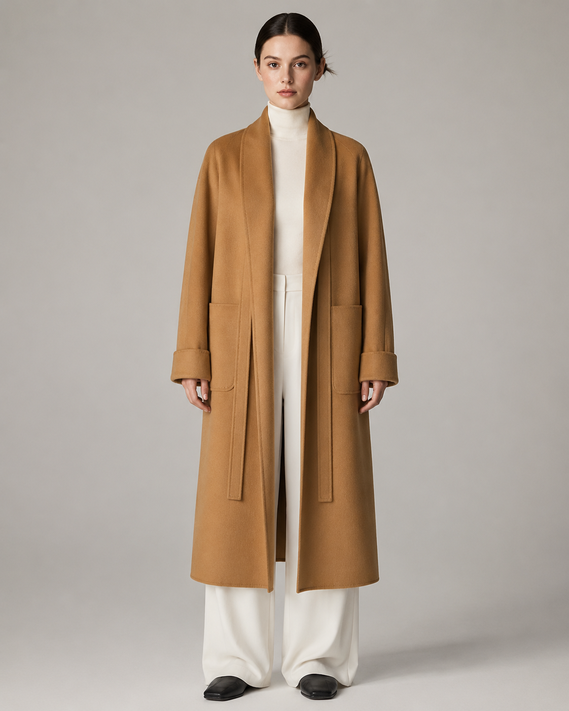 "Elodie" Signature Wrap Coat