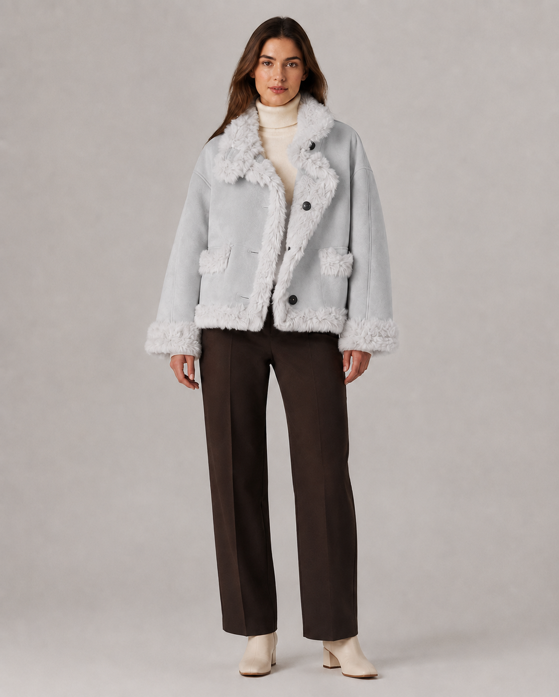 "Livia" Reversible Teddy Jacket