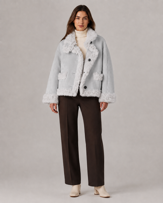 "Livia" Reversible Teddy Jacket