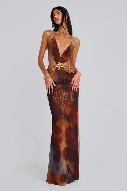 "Jungle" Maxikleid
