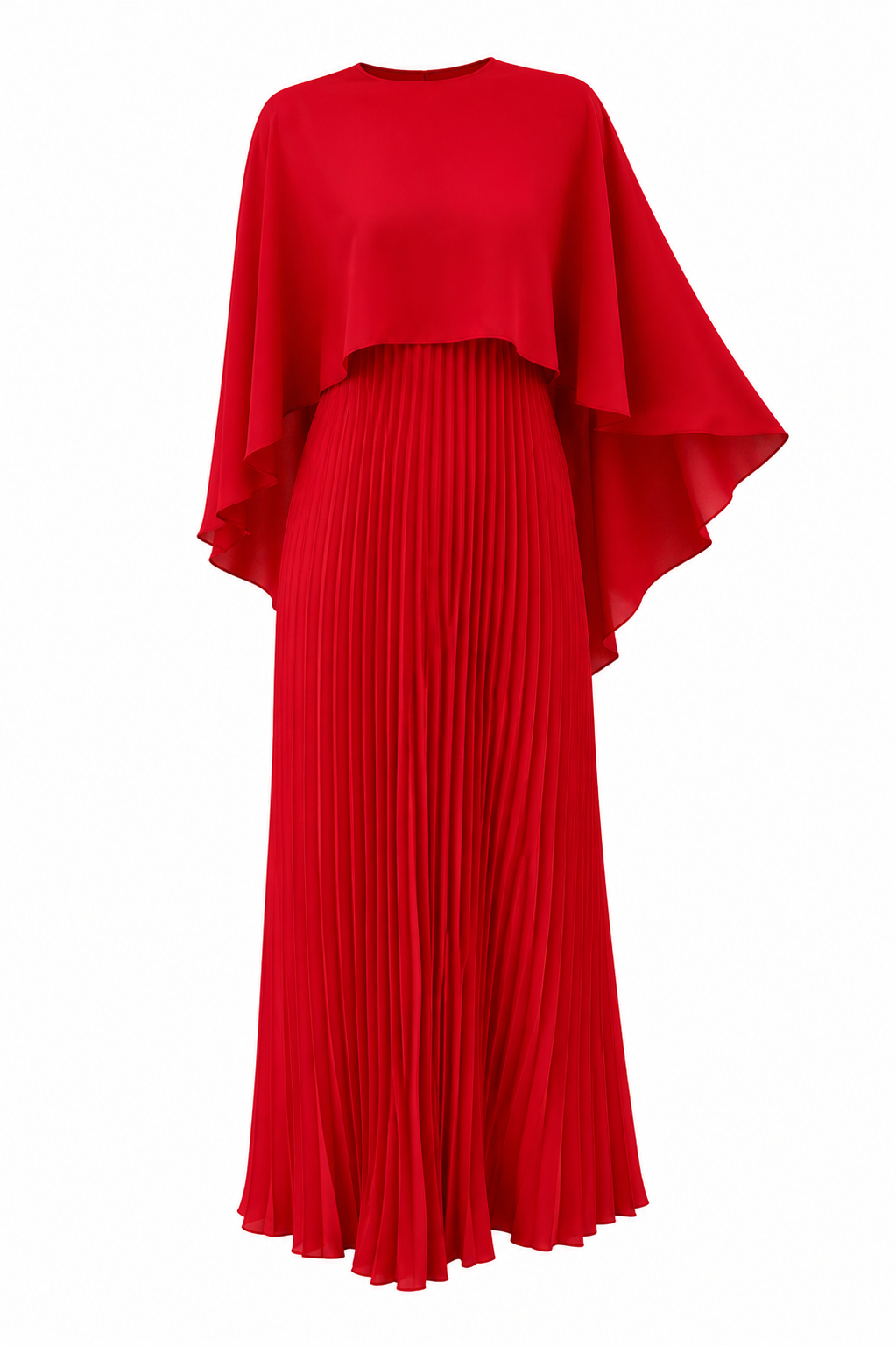 "Elara" Plissee Maxikleid