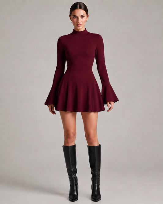 "Alina" Flare Mini Dress