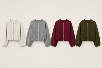 "Malia" Soft Bomber Jacket