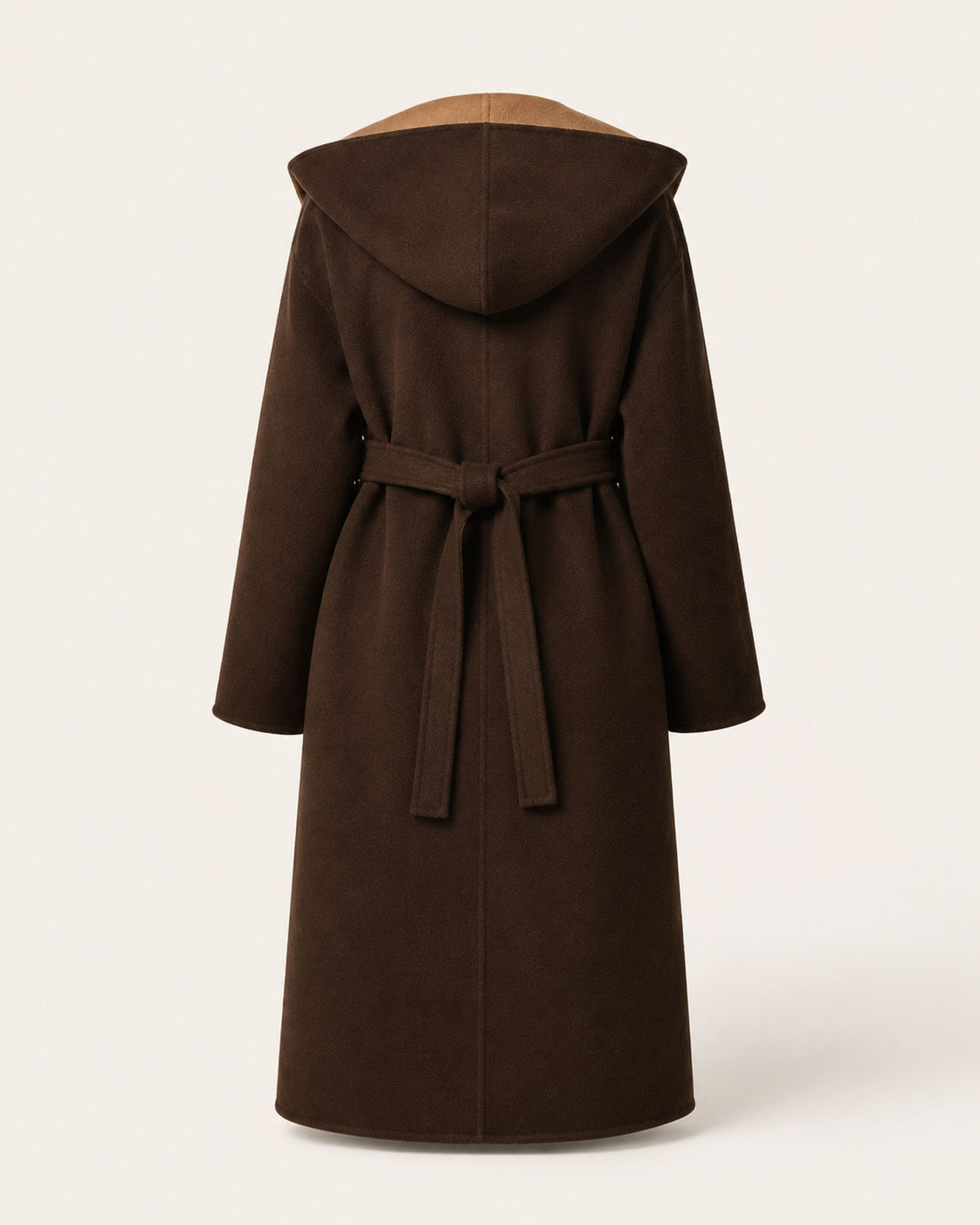"Amalia" Contrast Hooded Coat