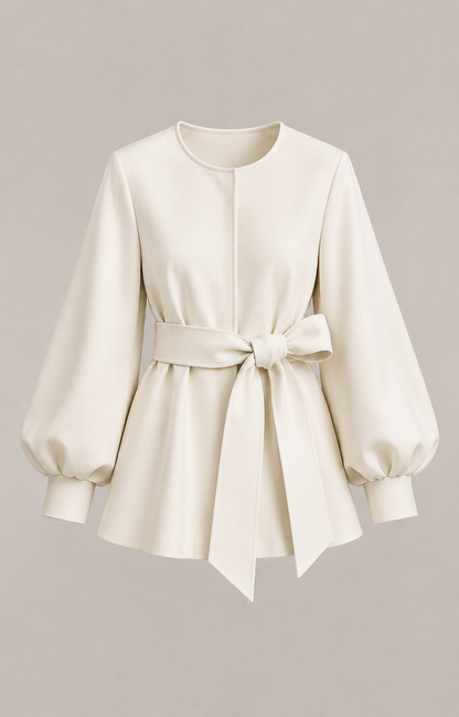 "Mirella" Belted Blazer Dress