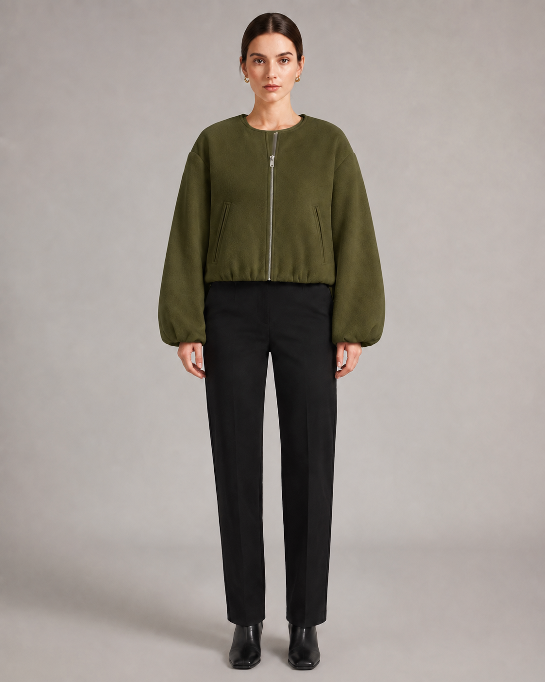 "Malia" Soft Bomber Jacket