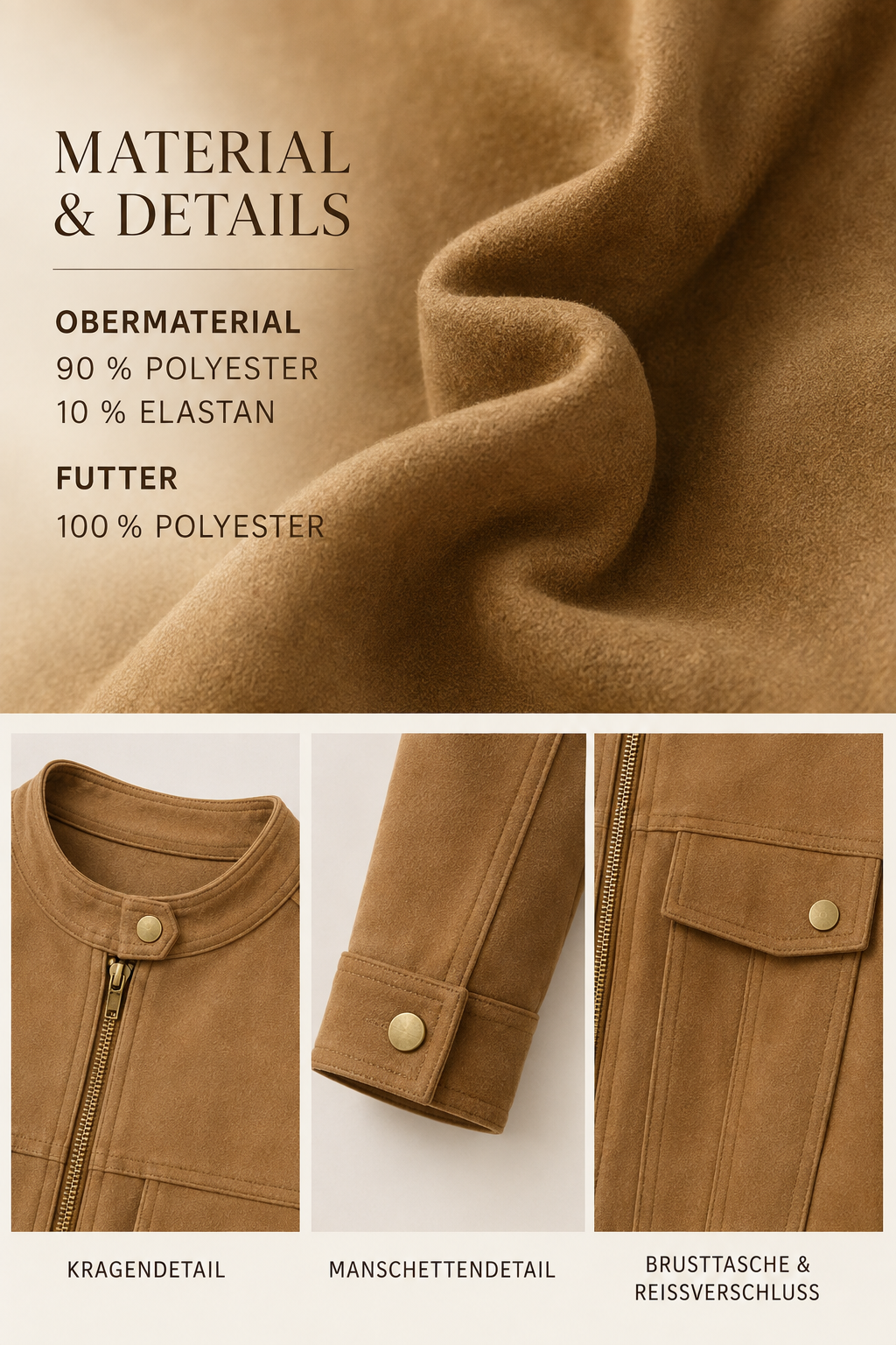 "Sienna" Suede Jacket