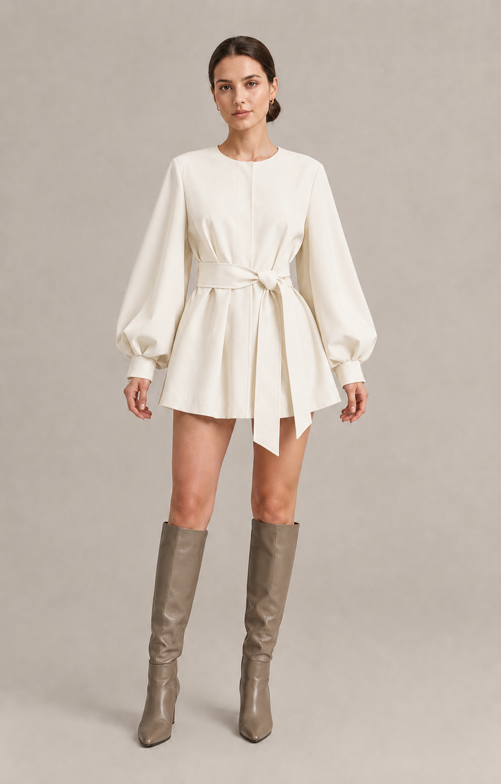 "Mirella" Belted Blazer Dress