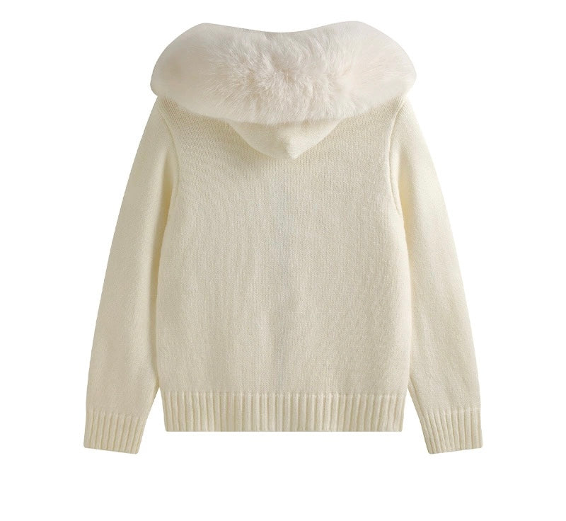 "Emilia" Fur Cardigan