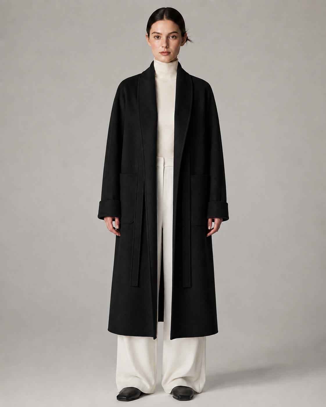 "Elodie" Signature Wrap Coat