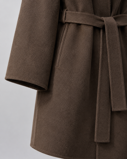 "Aurelia" Signature Warp Coat