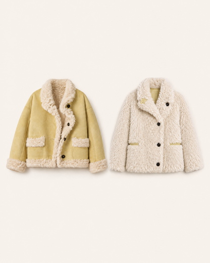 "Livia" Reversible Teddy Jacket