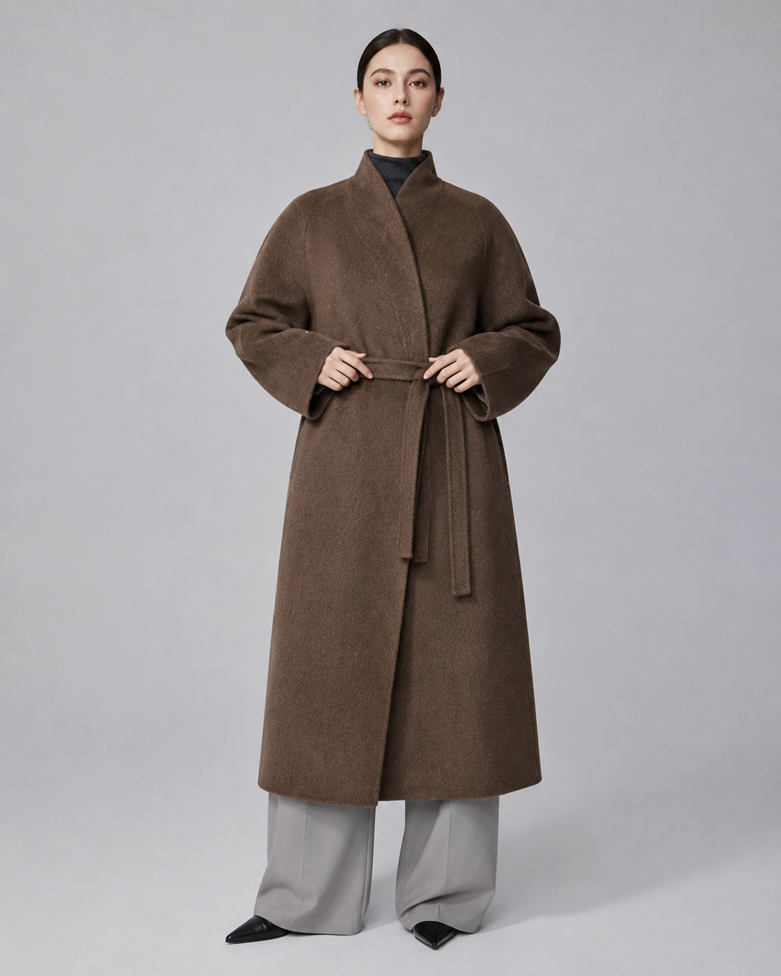 "Aurelia" Signature Warp Coat