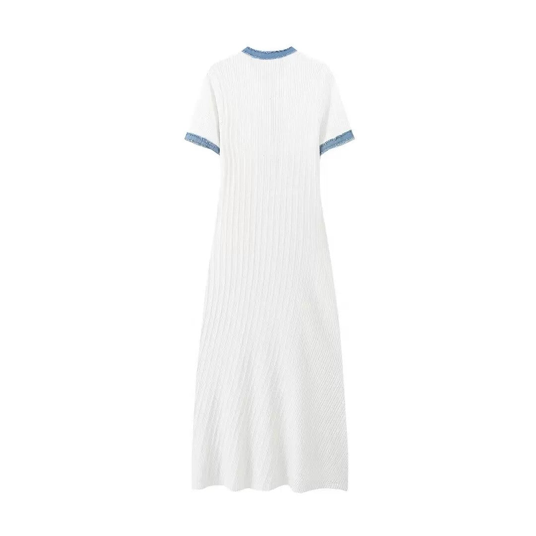 "Blue & White" Sommerkleid