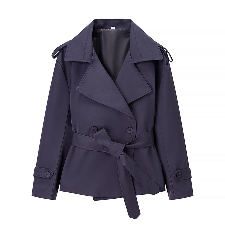 "Camille" Short Trench Jacket