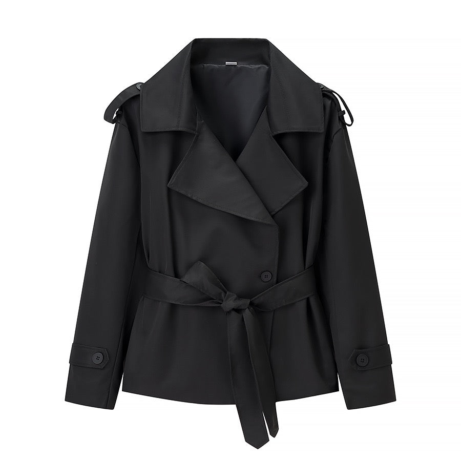 "Camille" Short Trench Jacket