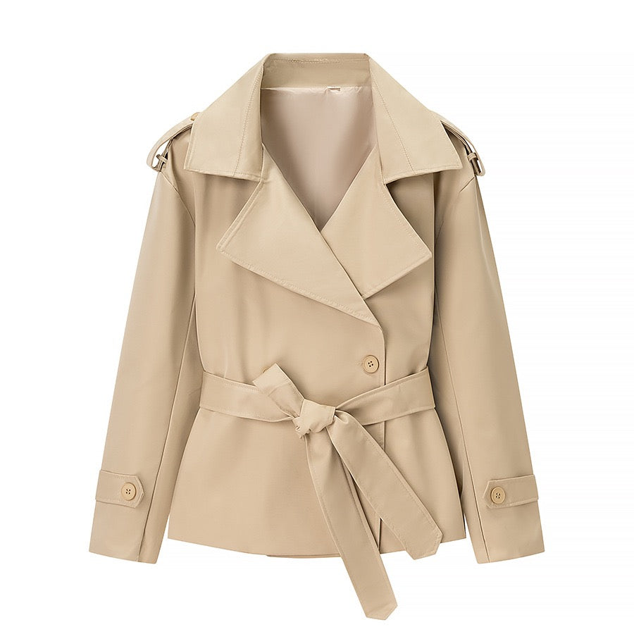 "Camille" Short Trench Jacket