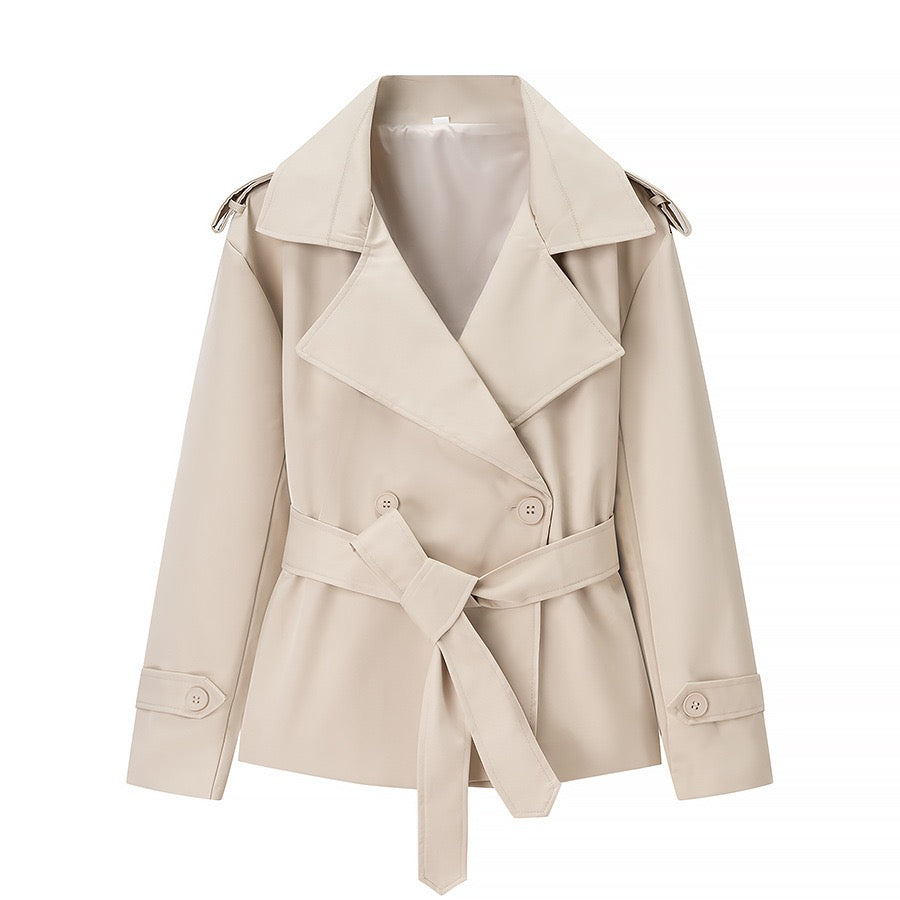 "Camille" Short Trench Jacket