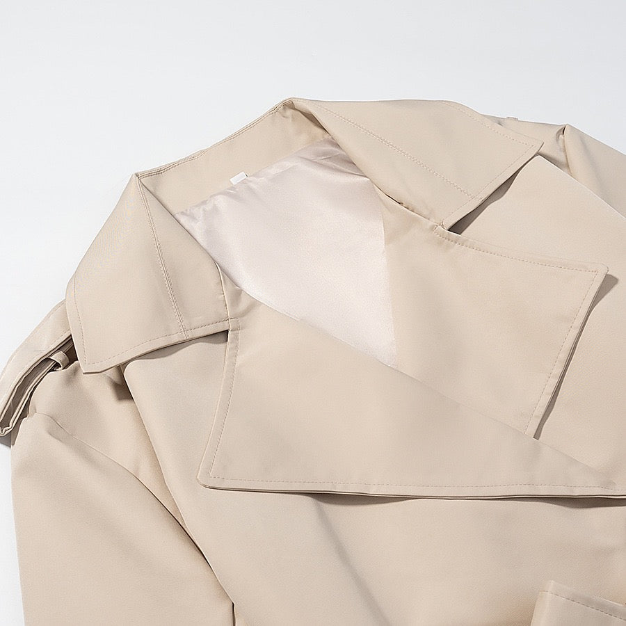 "Camille" Short Trench Jacket