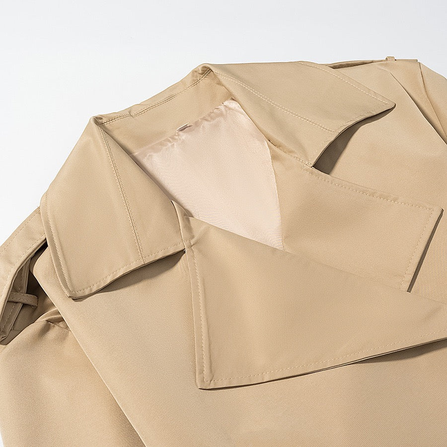"Camille" Short Trench Jacket