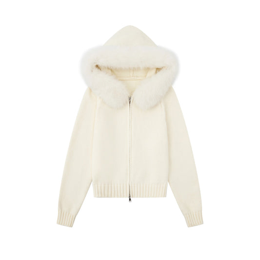 "Emilia" Fur Cardigan