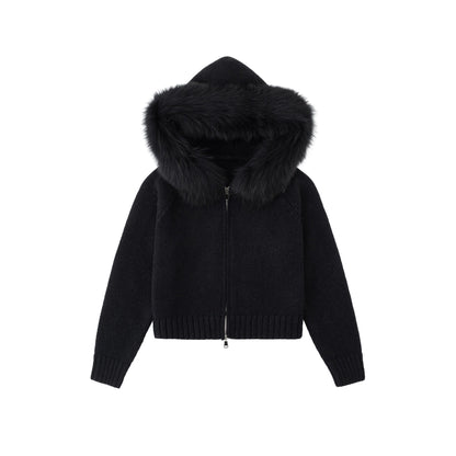 "Emilia" Fur Cardigan