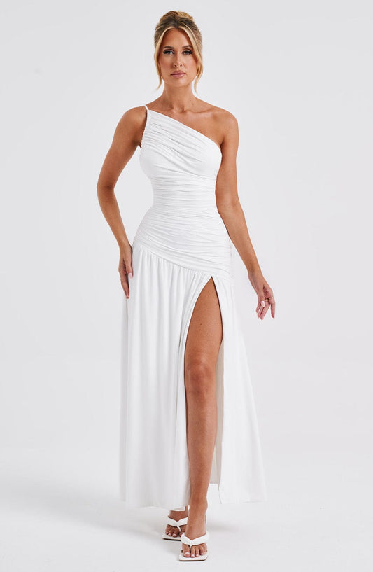 "Vanessa" One-Shoulder Maxikleid